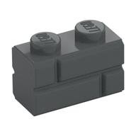 Brick Special 1 x 2 with Masonry Brick Profile