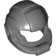Minifig Helmet Space with Open Visor