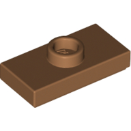 Plate Special 1 x 2 with 1 Stud with Groove and Inside Stud Holder (Jumper)