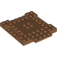 Brick Modified 8 x 8 with 1 x 4 Indentations and 1 x 4 Plate