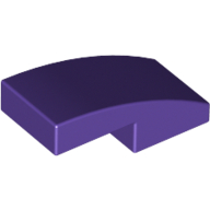 Slope Curved 2 x 1 No Studs [1/2 Bow]