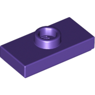 Plate Special 1 x 2 with 1 Stud with Groove and Inside Stud Holder (Jumper)