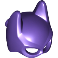 Minifig Mask, Batgirl Cowl [Plain]