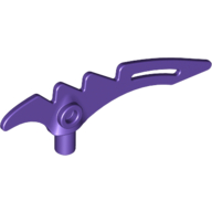 Weapon Scythe / Crescent Blade Serrated with Bar