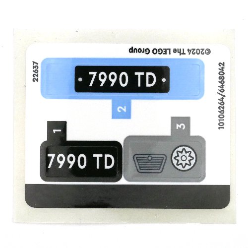 Sticker Sheet for Set 76424-1