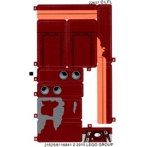 Stickers for set 75099